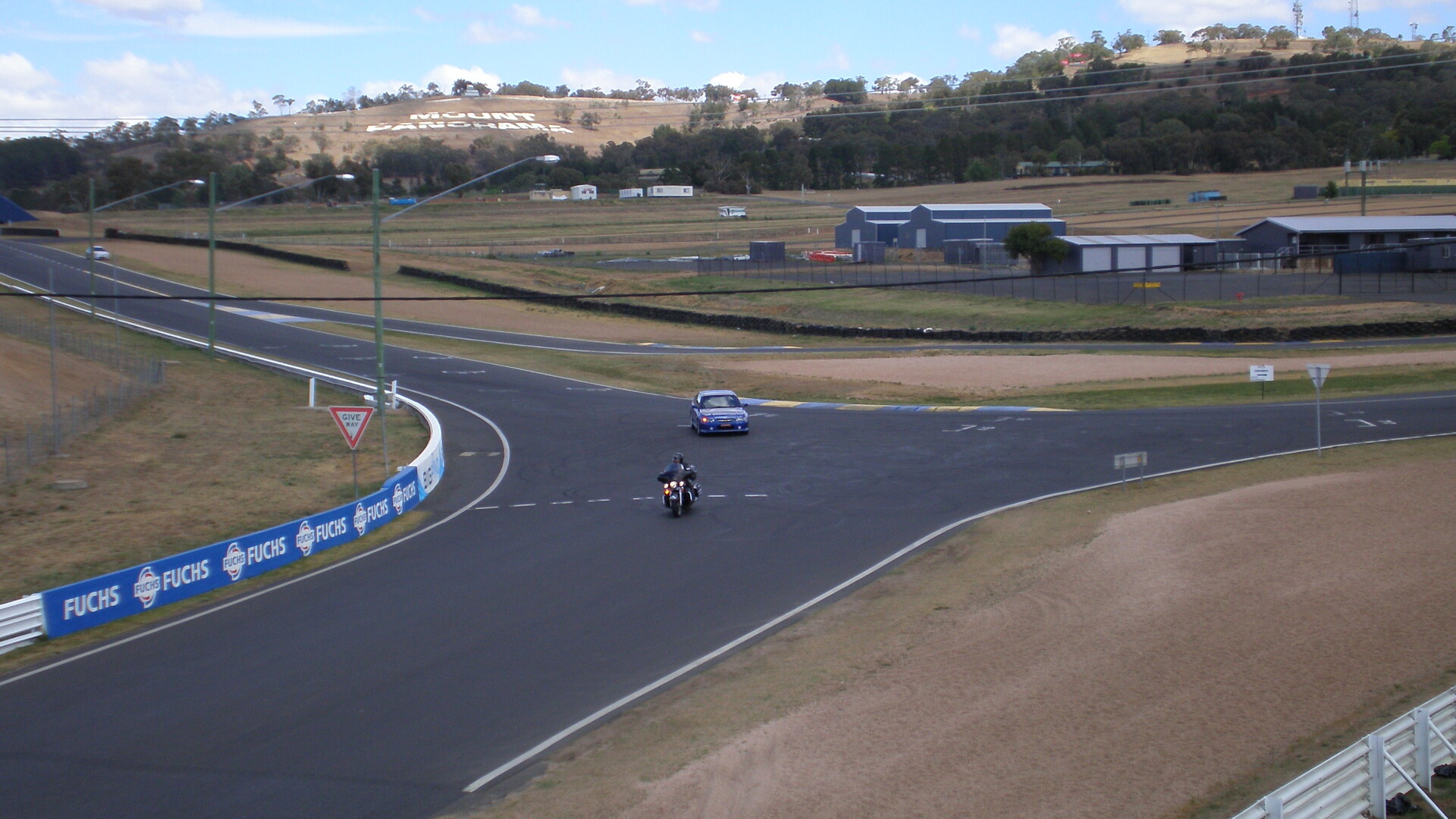 Public entrance to Mount Panorama Circuit in Bathurst, New South Wales