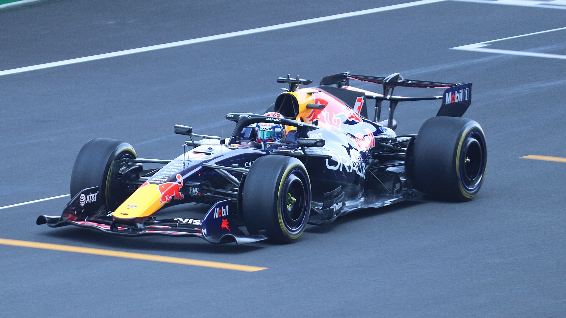 Max Verstappen driving the Red Bull RB22 during practice for the 2026 Chinese Grand Prix